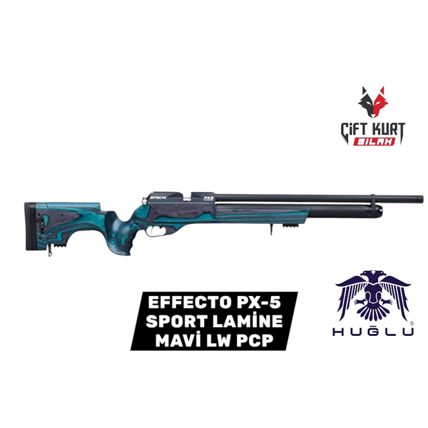 HUĞLU EFFECTO PX-5 SPORT LAMİNE MAVİ LW PCP HAVALI TÜFEK